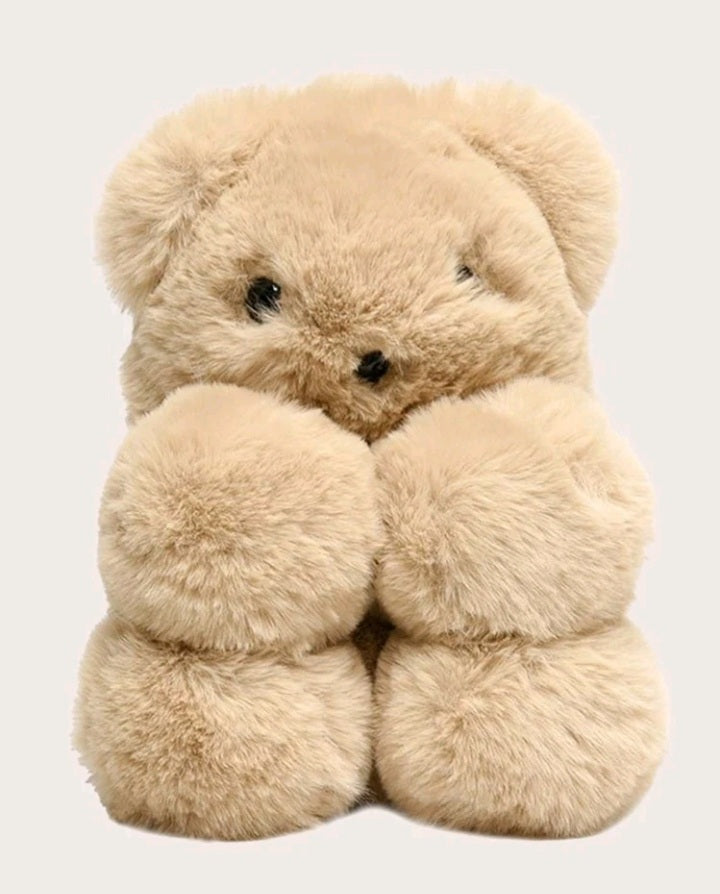 Cute Teddy Bear Soft Fluffy Sling Bag for Girls , Bags & Wallets, Sling  Bags Free Delivery India.